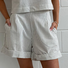 Ally Shorts in Cotton Stripe