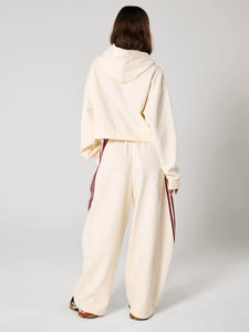 SŚAINT CROPPED HOODIE BUTTER