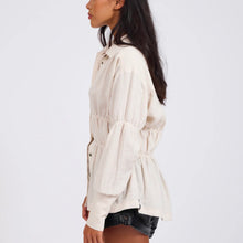 One Teaspoon | Harper Ruched Longsleeve Shirt - Cream