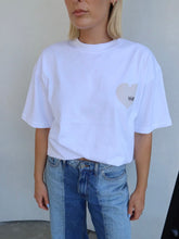 SŚAINT Heart Tee : White & Cream