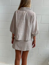 Ava Top in Cocoa Stripe