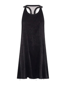 One Teaspoon- Roxie Embellished Backless Slip Mini Dress - Black