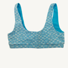 Amali Swim - Payton Top in Sky Blue Check