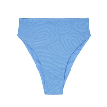 Charlee Swim - Morgan High Waist Cheeky Bottom- Blue