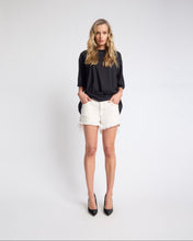 One Teaspoon- Truckers Mid Waist Braided Denim Shorts