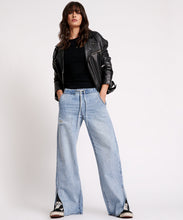 One Teaspoon- Roadhouse Wide Leg Drawstring Jeans / Salty Dog