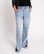 One Teaspoon- Roadhouse Wide Leg Drawstring Jeans / Salty Dog
