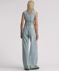 One Teaspoon Taylor Denim Jumpsuit - Rosewood