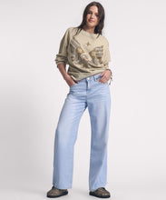 One Teaspoon- Jackson Mid Waist Wide Leg Jean / Best Blue