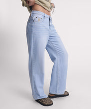 One Teaspoon- Jackson Mid Waist Wide Leg Jean / Best Blue
