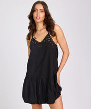 One Teaspoon - eyelet Cotton Bubble hem dress