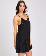 One Teaspoon - eyelet Cotton Bubble hem dress