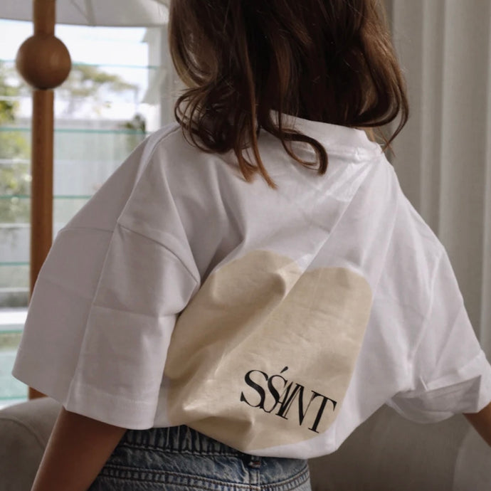 Ssaint- Kids Heart Tee Cream