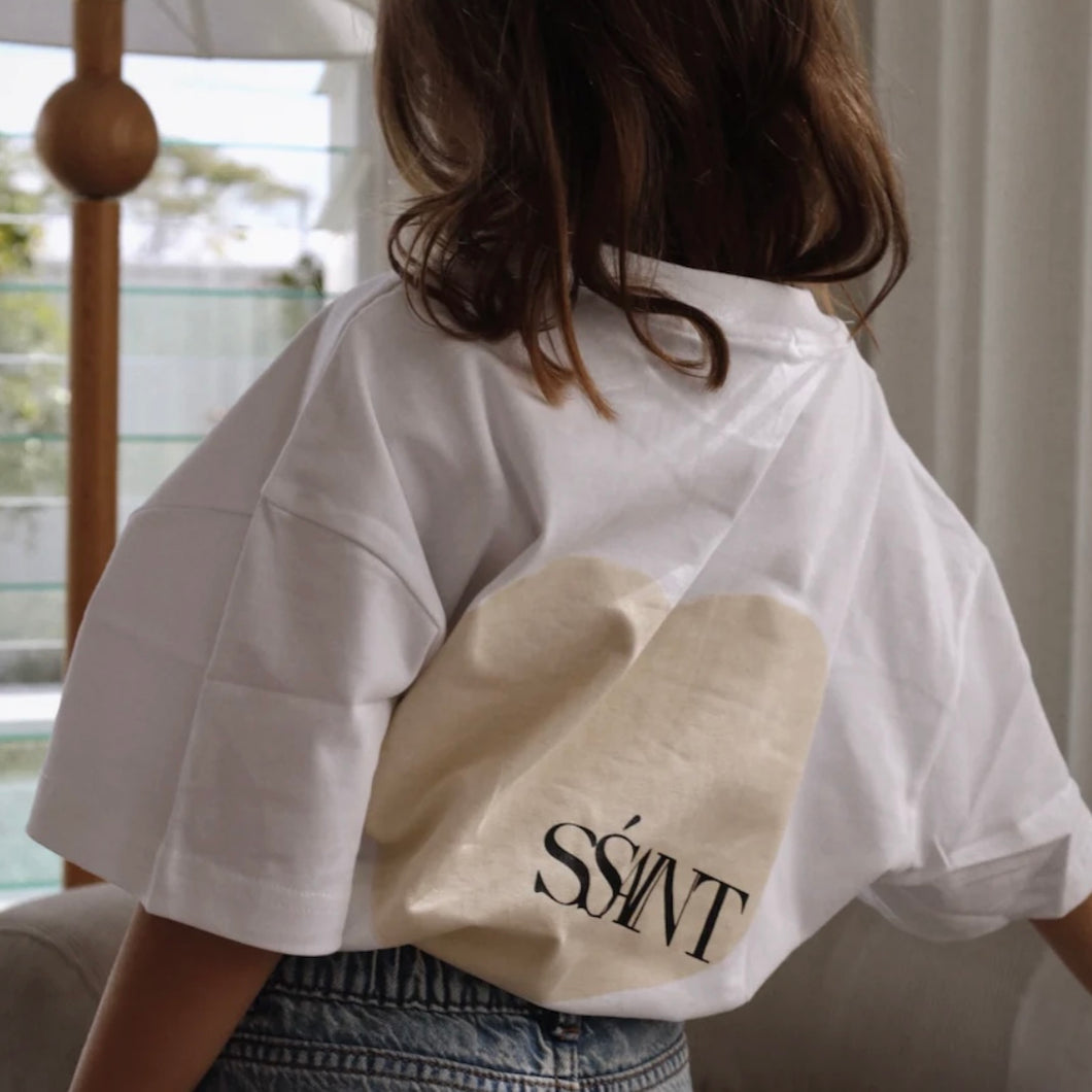 Ssaint- Kids Heart Tee Cream