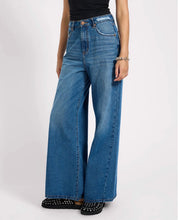 One Teaspoon- Love Machines High Waist Super Wide Leg Denim Jeans
