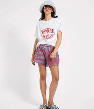 One Teaspoon- Terry Towel Drawstring Beach Shorts