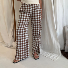Frankie Pants - Cocoa Check