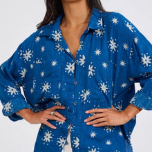 One Teaspoon - Blue Supernova Muslin Shirt