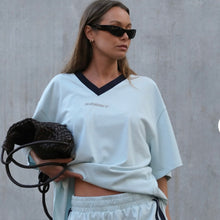 Ssaint- reflective V Neck Tee mint