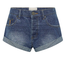 One Teaspoon- Paisley Blue Bandit Low Waist Denim Short