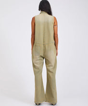 One Teaspoon- Braxton Wide Leg Denim Jumpsuit | Warm Khaki