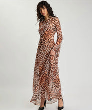 One Teaspoon | Ziggy Long Sleeve Sheer Slip Dress Leopard