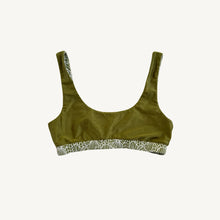 Amali Swim - Ozoux Top in Olive Bloom
