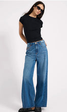 One Teaspoon- Love Machines High Waist Super Wide Leg Denim Jeans