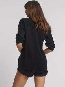 One Teaspoon- Prophecy Jumpsuit - Onyx Black