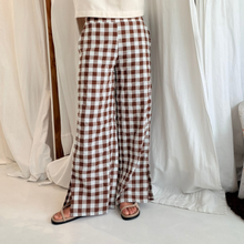 Frankie Pants - Cocoa Check