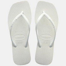 Havaiana Slim Square Toe Thong white