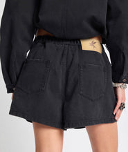 One Teaspoon- Funks High Waist Elasticated Denim Shorts