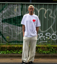 SŚAINT Heart Tee : Red & Cream