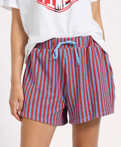 One Teaspoon- Terry Towel Drawstring Beach Shorts