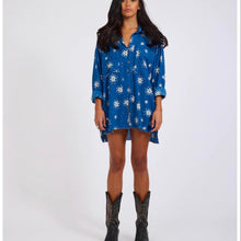 One Teaspoon - Blue Supernova Muslin Shirt