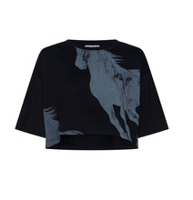 One Teaspoon - Wild Horses Cropped Tee