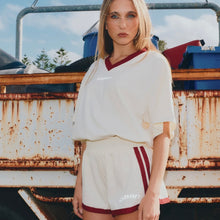 Ssaint- reflective V Neck Tee Butter