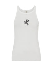 One Teaspoon Fine Ribbed Singlet - White