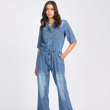 One Teaspoon- Westland Blue Veronica Denim Jumpsuit