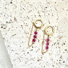 Mia Earrings - Pink