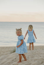 Moon Child Kayla Dress in blue Check