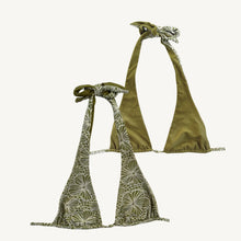 Amali Swim - Marie Top in Olive Bloom