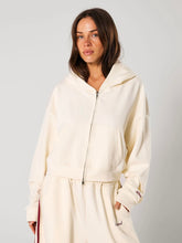 SŚAINT CROPPED HOODIE BUTTER