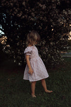 Moon Child Kayla Dress in Dusky Pink Check