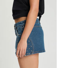 One Teaspoon- Chrome Edge Low Waist Mini Skirt