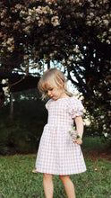 Moon Child Kayla Dress in Dusky Pink Check