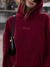 SŚAINT LOGO HOODIE CHERRY