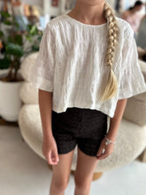 Moon Child Kendall Tie Top in Textured Cotton