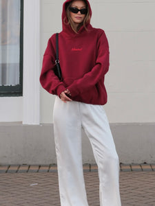 SŚAINT LOGO HOODIE CHERRY