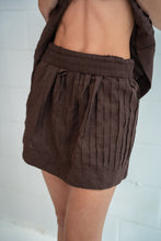 Leila Pintuck Mini Skirt